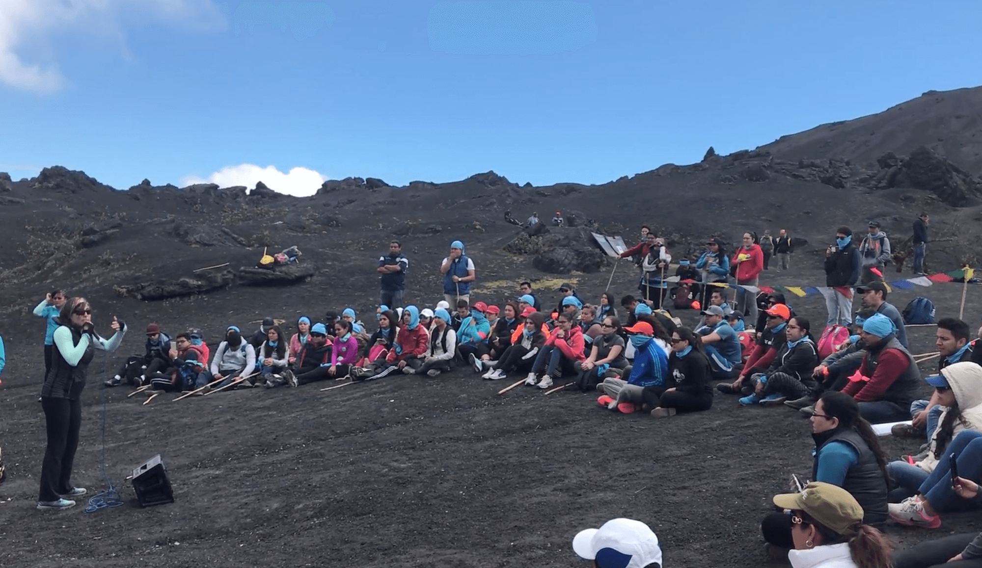 Team building on a volcano